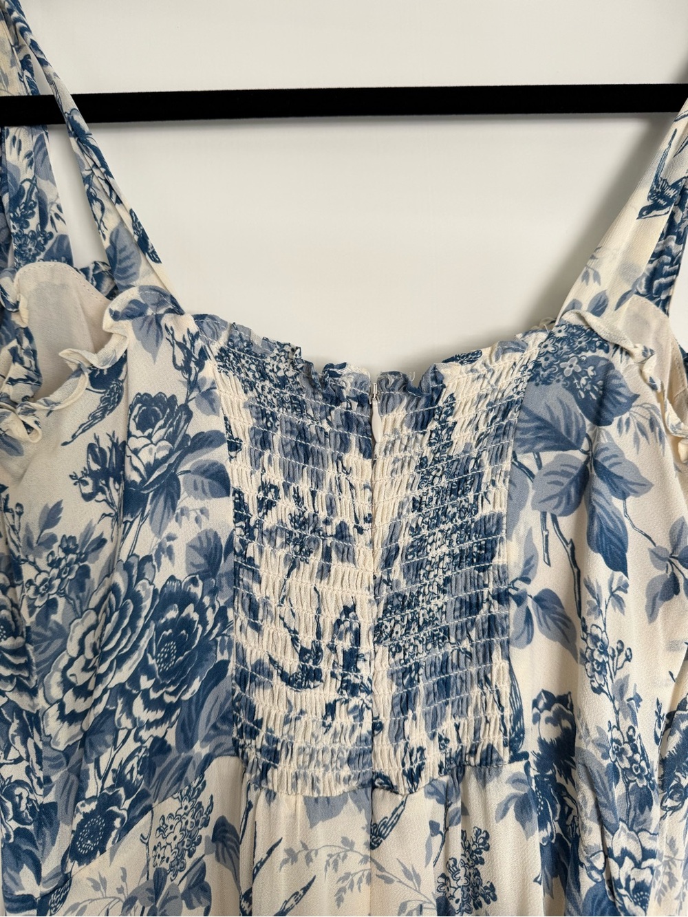 Reformation Nikita Blue Toile Floral Dress - Picture 9 of 9